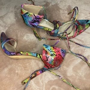 Snakeskin Heels